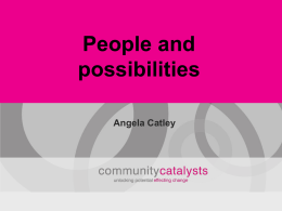 People and Possibilities-Angela Catley