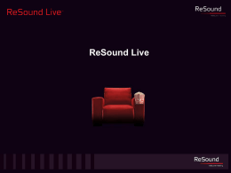 ReSound Live detailed product presentation