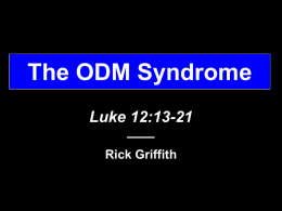 The ODM Syndrome