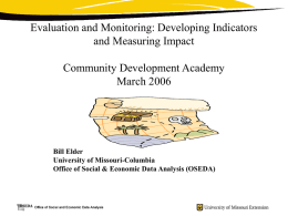 Impact Assessment - University of Missouri