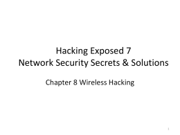 Hacking Exposed 7 Network Security Secrets & Solutions