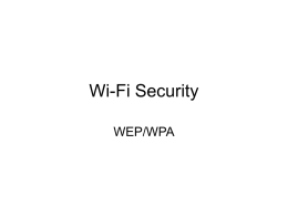 Wi-Fi Security - Global Technologies