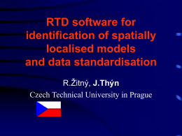 RTD software for identification of spatially localised