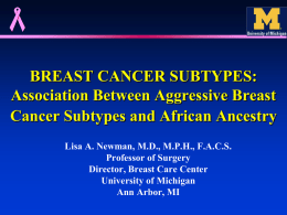 Predicting Breast Cancer Risk