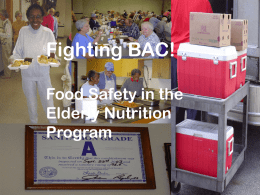 Fighting BAC! - Food Safety Education