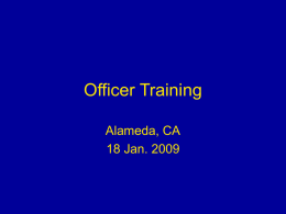 Officer Training - USCGAUX