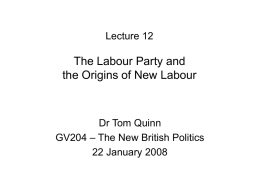 Labour Party: A PowerPoint Presentation
