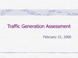 Traffic Generation Assessment - TEAM StL | Transportation