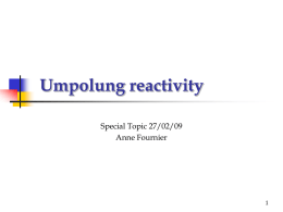 Umpolung reactivity - Test Page for Apache Installation