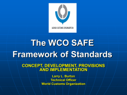 CREATING A FRAMEWORK OF STANDARDS TO SECURE AND …