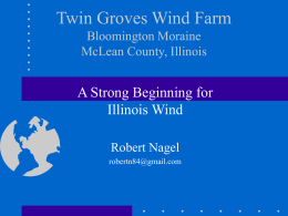 Twin Groves Wind Farm Bloomington Moraine McClean County