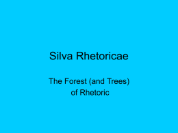 Silva Rhetoricae - Vista Unified School District