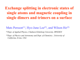 Electron States in Magnetic and Non