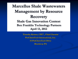 File - Ben Franklin Technology Partners Shale Gas
