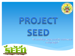 Ben SEED Program.pps - SWANA Old Dominion Chapter