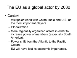 The EU as a global actor by 2030