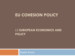 EU Cohesion policy - Bordeaux Segalen University
