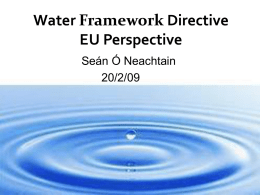 EU Water Framework Directive (2000/60/EC)