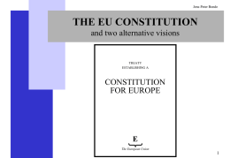 TREATY OR CONSTITUTION? - EUABC A dictionary on words