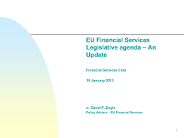 EU Financial Services Plan