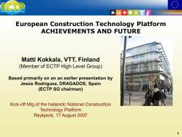 Official ECTP Presentation
