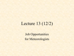 Lecture 11 - University of Oklahoma | School of Meteorology
