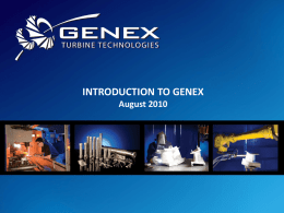 PowerPoint Presentation - Genex Turbine Technologies