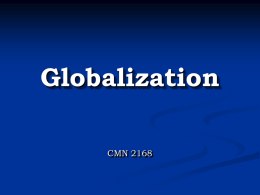 Globalization - University of Ottawa