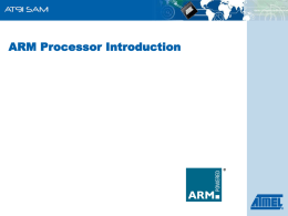 ARM7TDMI Processor Introduction