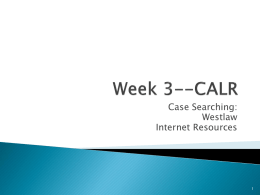 Week 4--CALR