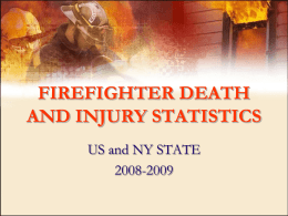 FIREFIGHTER FATALITY STATS