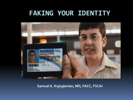 Faking your identity