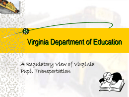 Virginia Department Of Education