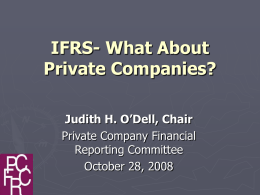 Private Company Financial Reporting