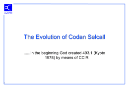 Codan selcal evolution - HFLINK | ALE HF Automatic Link
