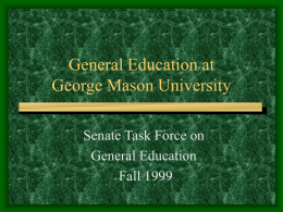 General Education at George Mason University
