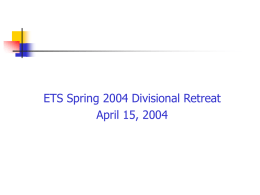 2004-05 ETS Budget - Monroe Community College