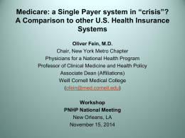 Health Care Reform: What is it and What Does it Mean for Us