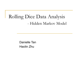 Rolling Dice Data Analysis