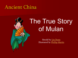 The True Story of Mulan