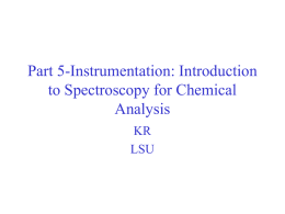 Chapter 10: Spectroscopy