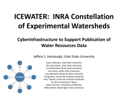 INRA Constellation of Experimental Watersheds