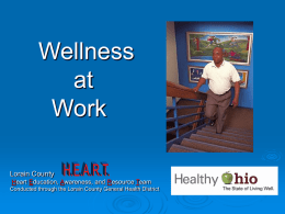 Wellness at Work - Lorain County General Health District