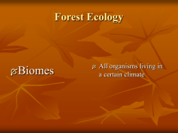 Biomes - Scio School District Page