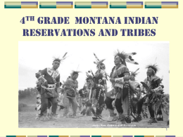 Review of Montana Indian Tribes