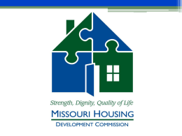 MISSOURI HOUSING DEVELOPMENT COMMISSION