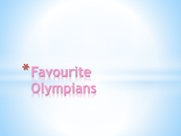 Favourite Olympians