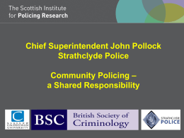 Chief Superintendent John Pollock Strathclyde Police