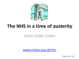 The NHS in a time of austerity