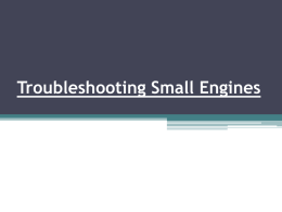 Troubleshooting Small Engines